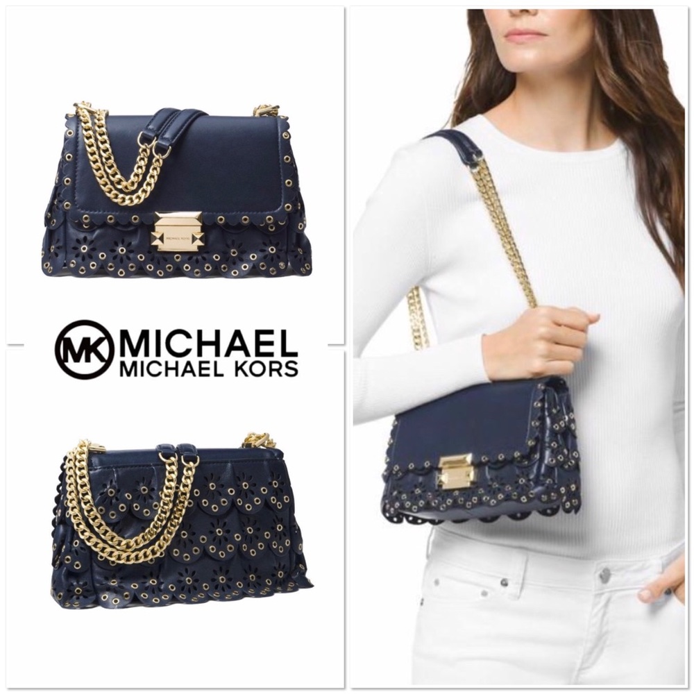 🆕 Michael Kors Sloan Small Floral Leather Bag ✨